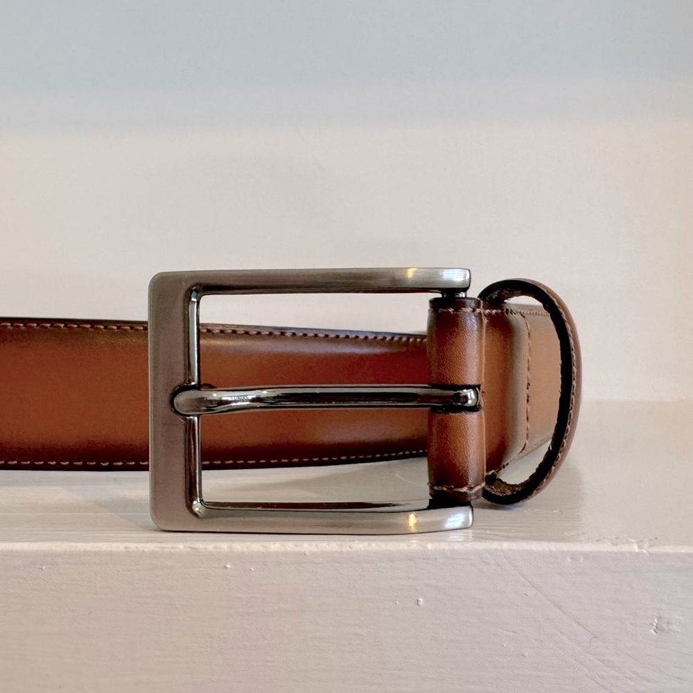 Men’s 34” Perry Ellis Leather Belt